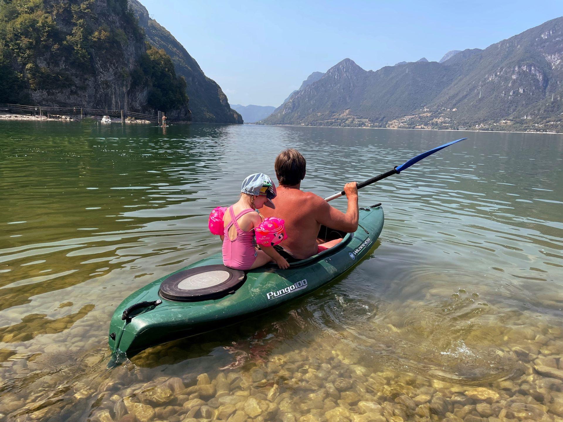 Sport d'acqua sul lago d'Idro